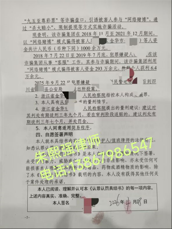 胡某某境外诈骗案：罪轻辩护